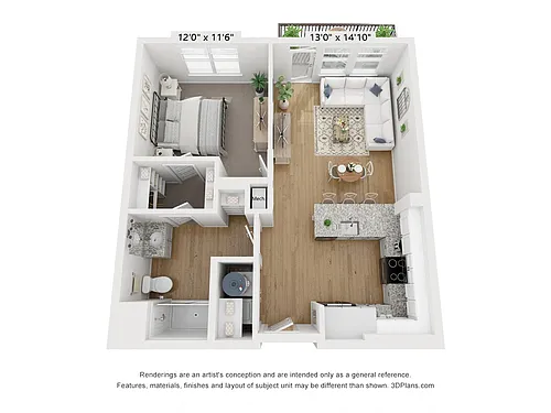 Floor plan A3 - Topaz