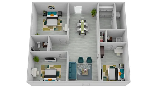 Floor plan 3 Bedroom