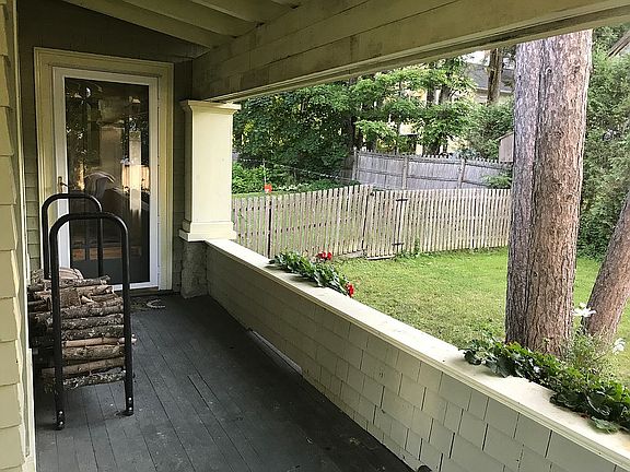 Side porch.