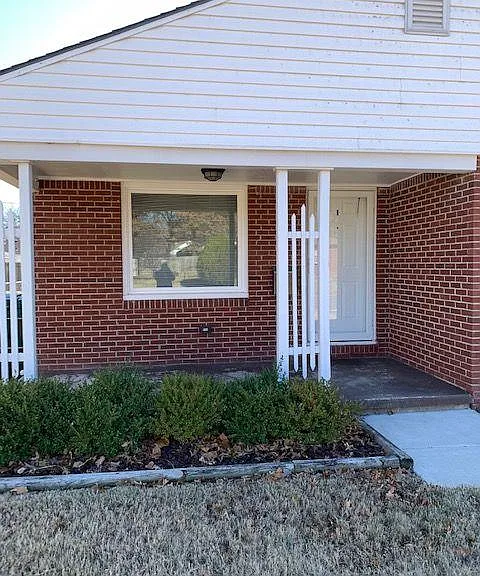 Large covered front porch area