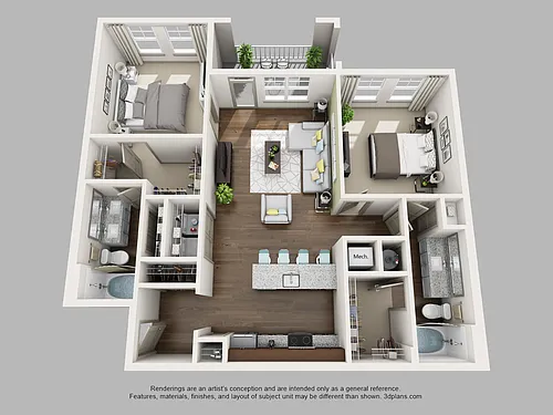 Floor plan B2