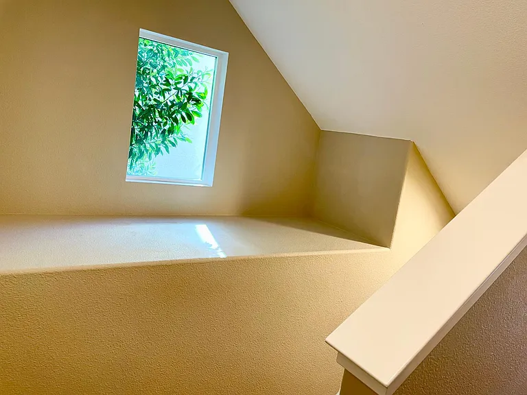lower hallway/stairs storage area