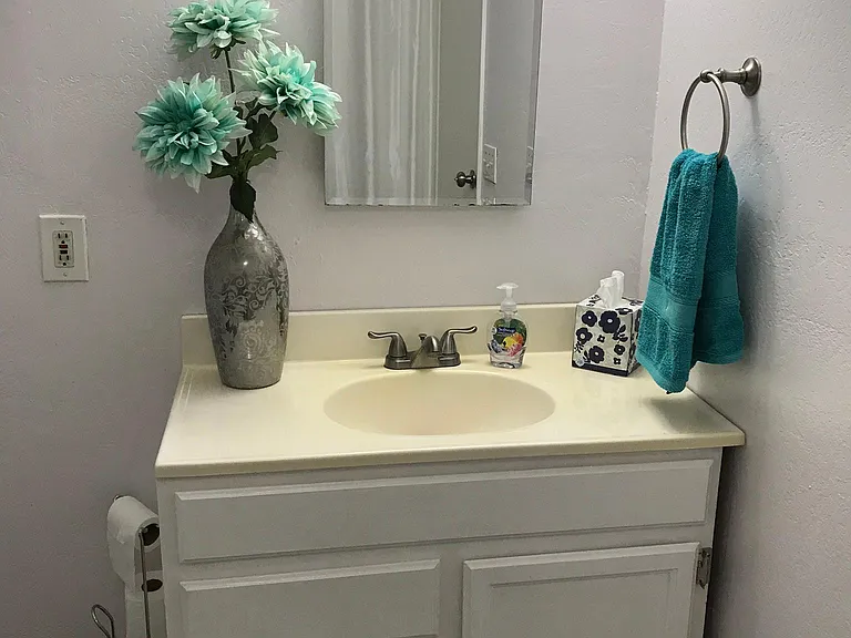 Linens included.