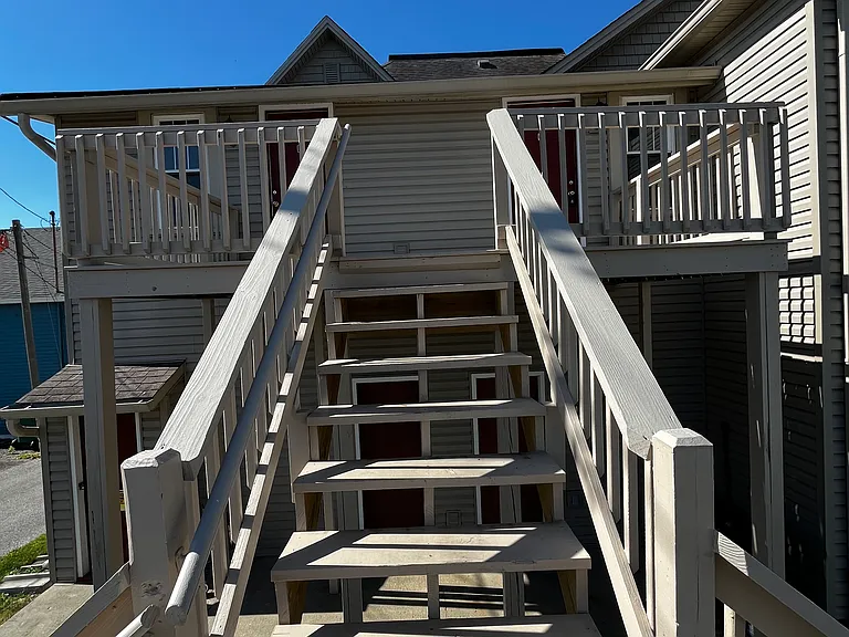 Entrance to unit