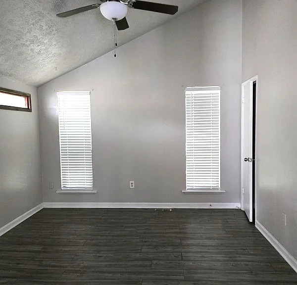 Bedroom upstairs with quality LVP floors