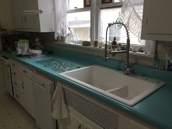 New sink and dishwasher. 