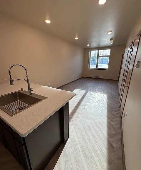 Kitchen looking to Living Room