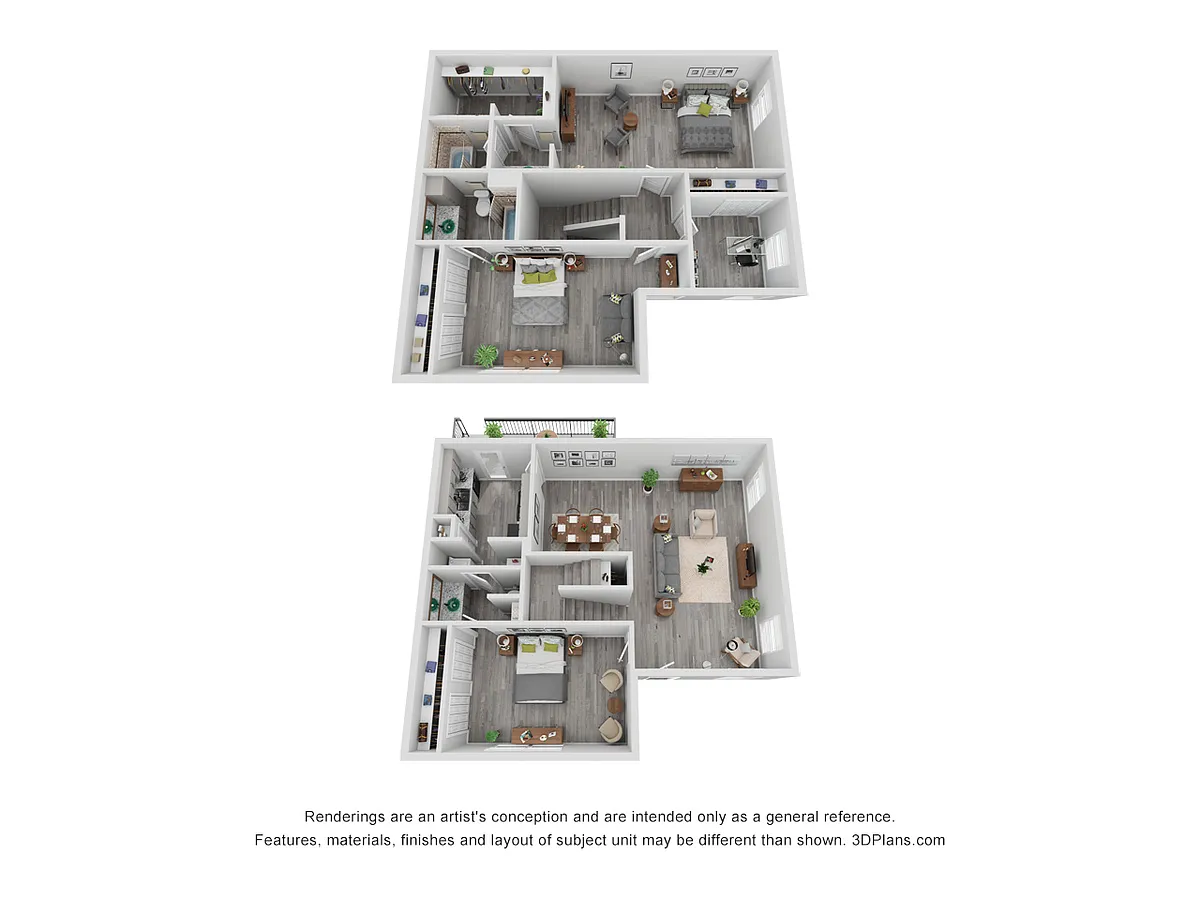 Floor plan 4x2.5 TH Renovated