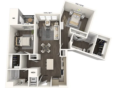 Floor plan B05-Upgrade Collection II