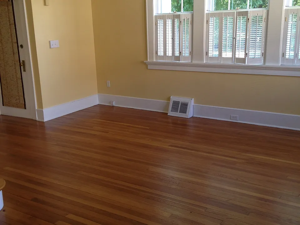 Large living room with natural light