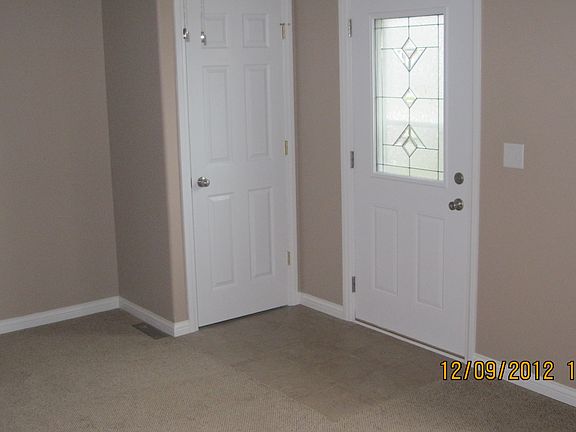 front door with coat closet