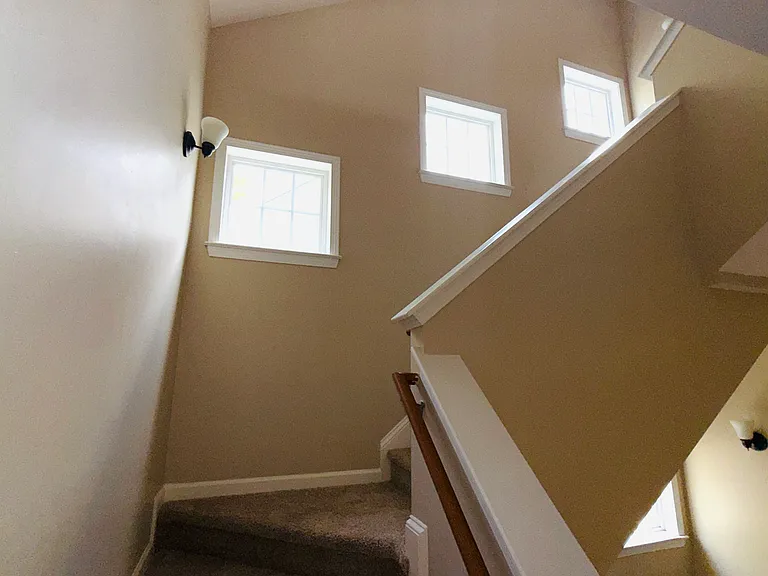 Windows Allowing Natural Light from 1st to 3rd Level