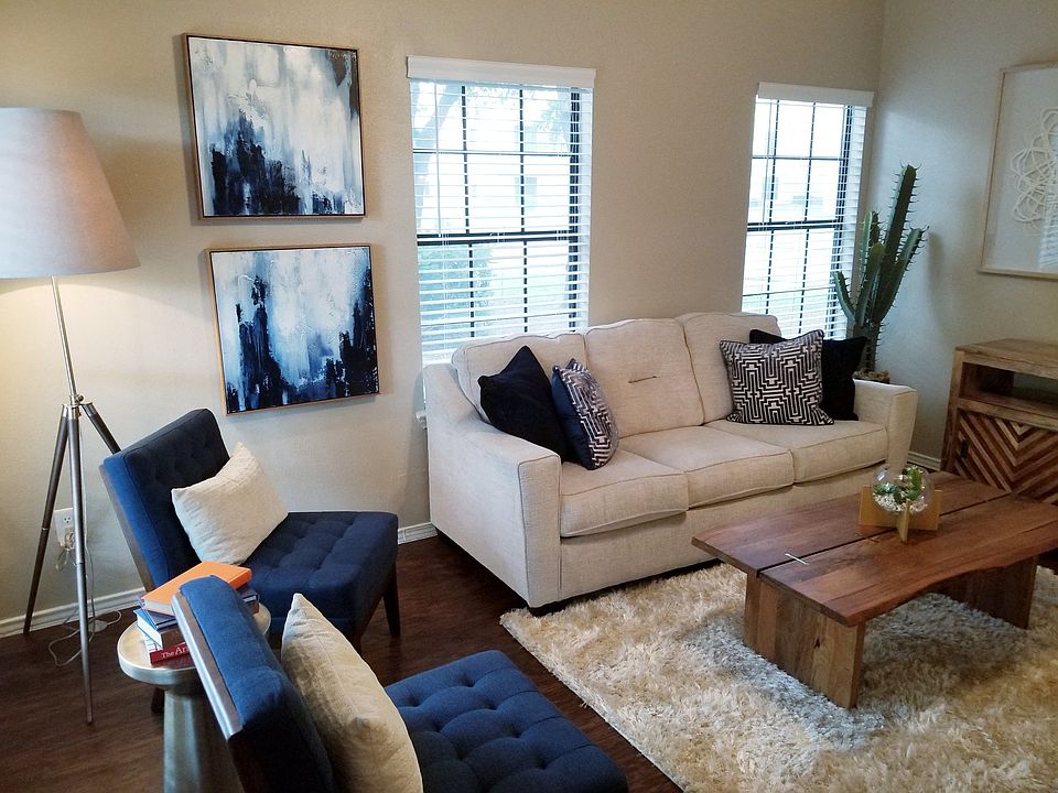 Spacious Living Room with laminate flooring