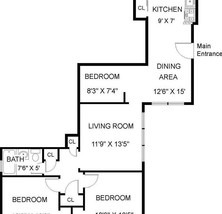 2nd image of 34 Carteret St APT 3A