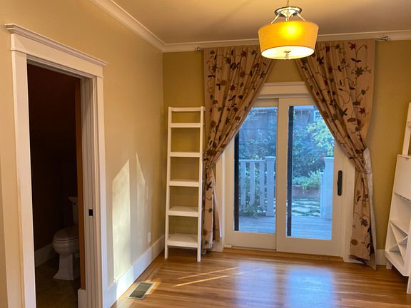 Dining area, powder room