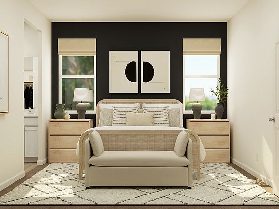 The master suite is your own private retreat!
