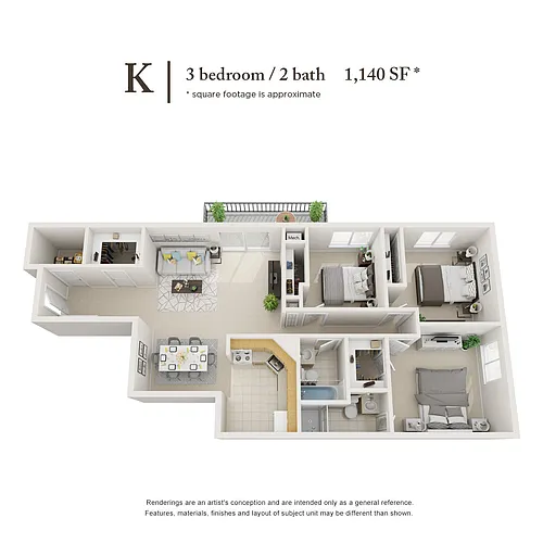 Floor plan K