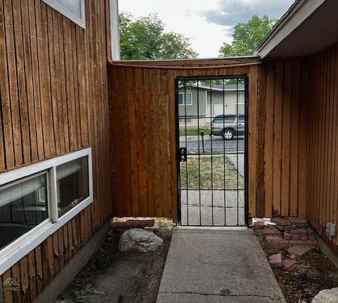 Gate on entrance