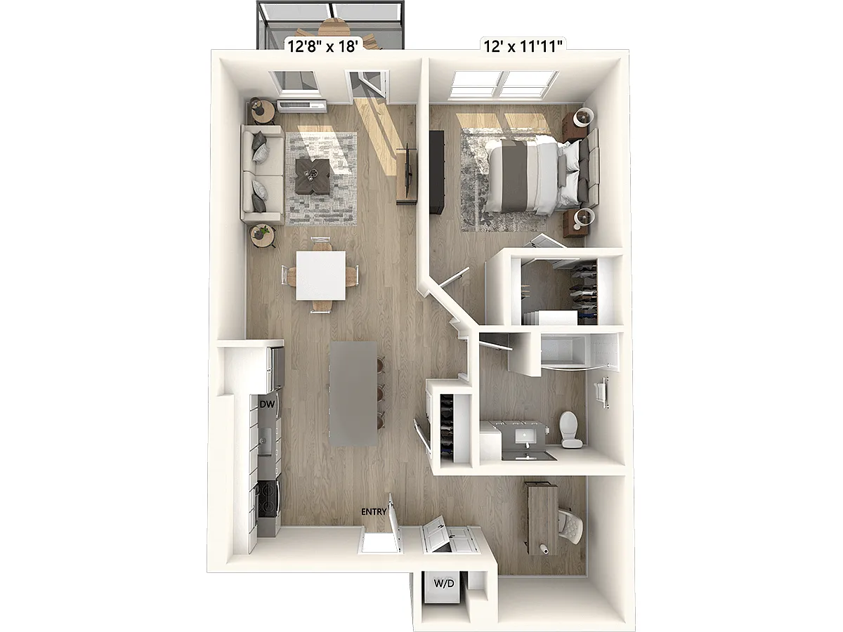 Floor plan A1D