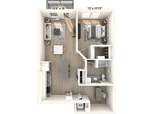 Floor plan A1D