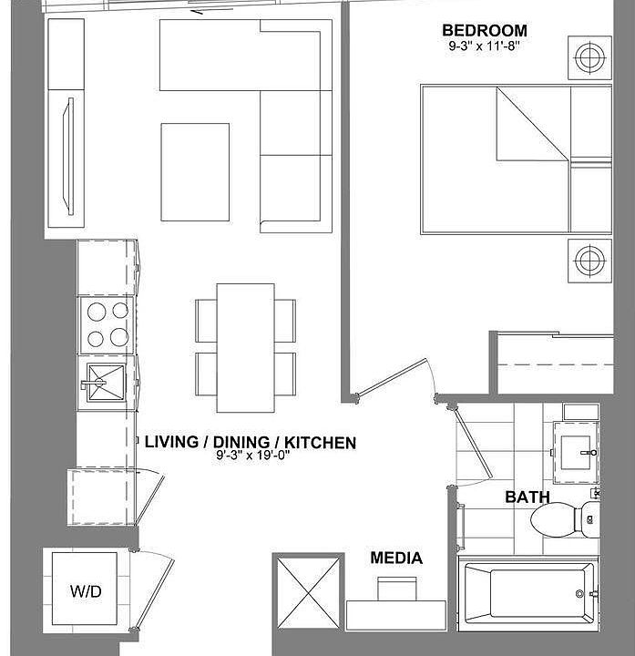 2nd image of 448 Burnhamthorpe Rd W #2806