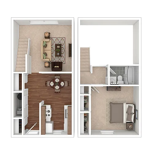 Floor plan A2 Madison Townhome