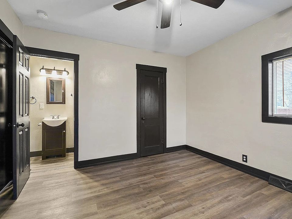 Living space with bathroom