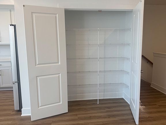 The pantry of the Scarlet on homesite 128 at Cascades at Embrey Mill.