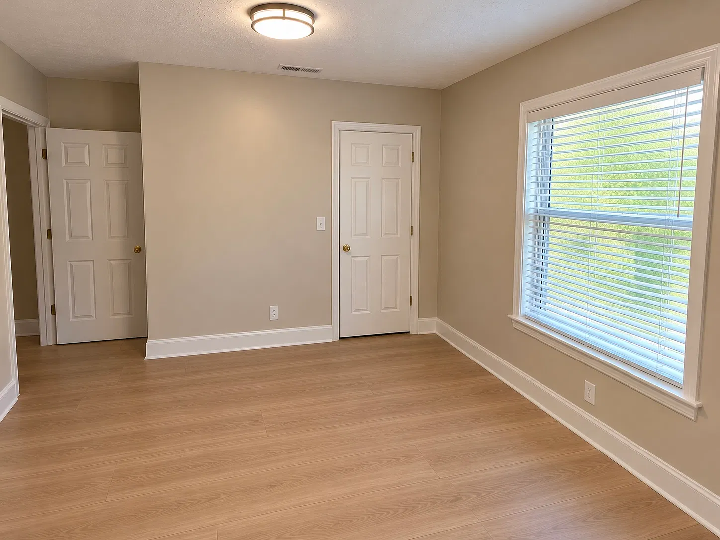 Front bedroom with closet