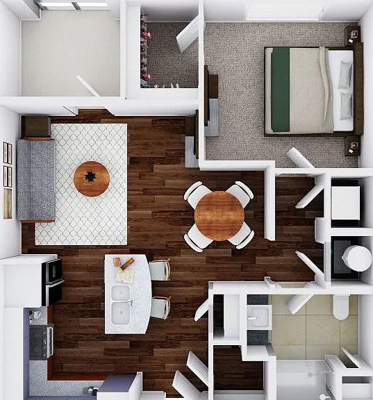 Monet 1B-P | 1 bed / 1 bath Monet 1B-P | 1 bed / 1 bath