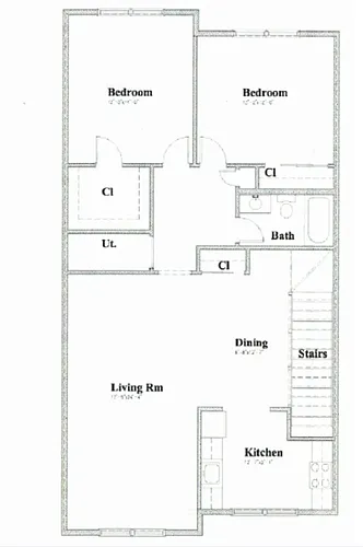 Floor plan 2 Bedroom