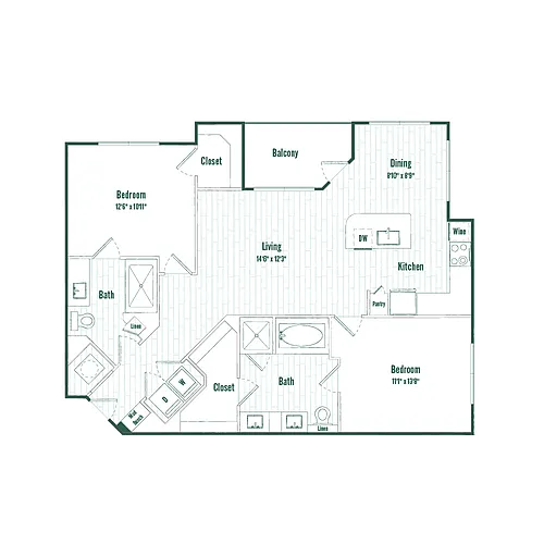 Floor plan B2