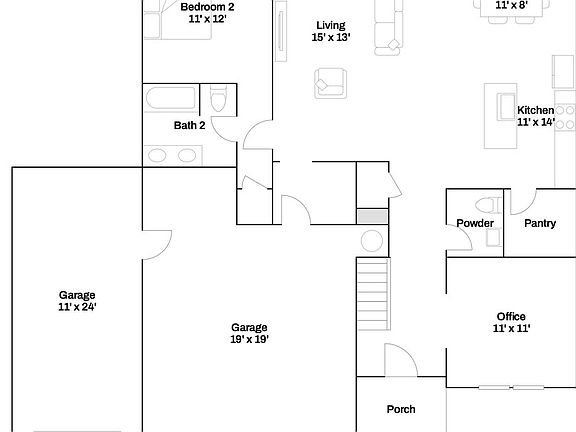 Optional Upgrade- Craftsman Garage
