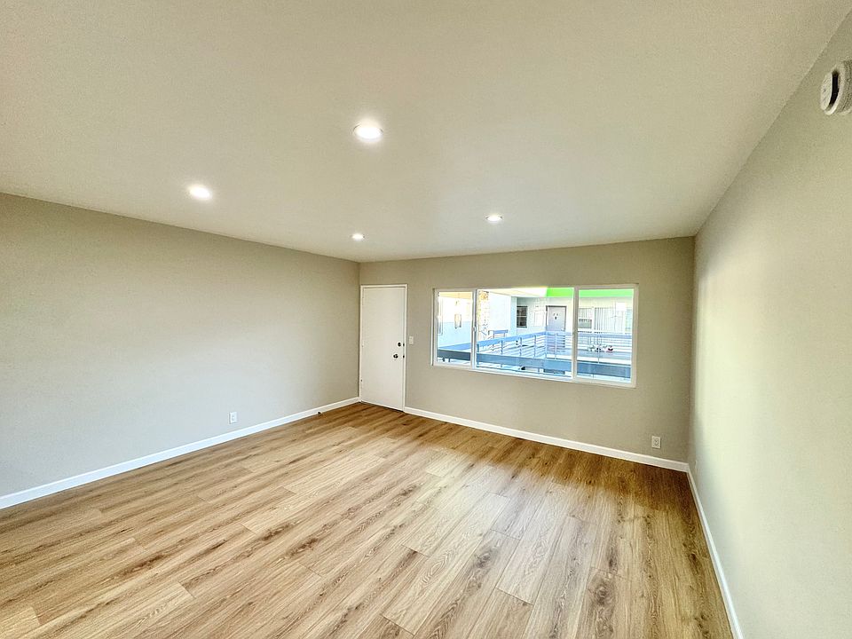 studio room with large windows