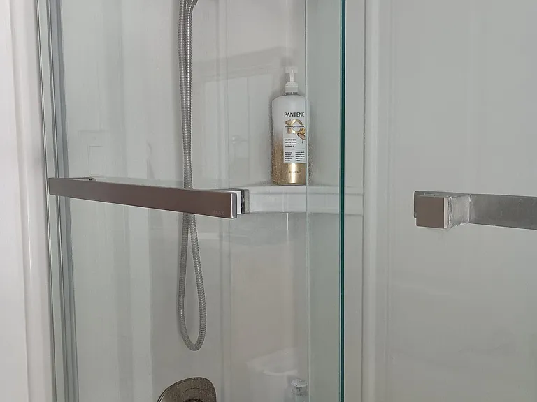 Showerhead with detachable wand.