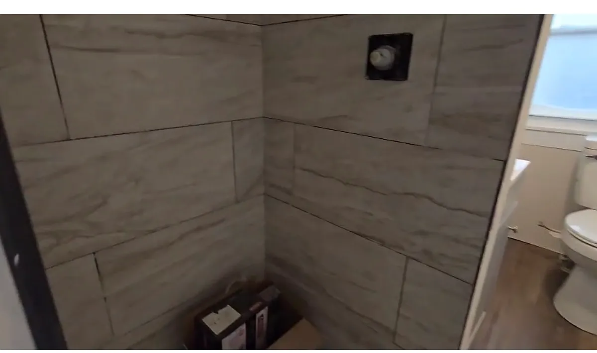newly renovated walk-in shower - 24 Cleveland Ave #1