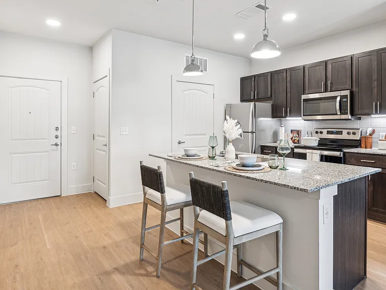 Your Kitchen: Hardwood floors, stainless steel appliances