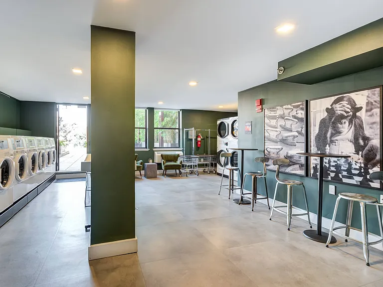 On-site laundry facilities