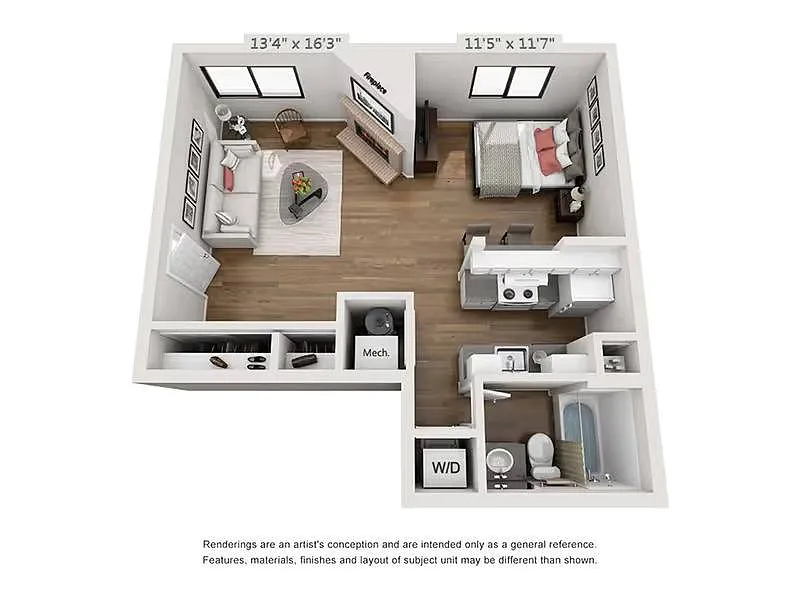 Floor plan 0X1