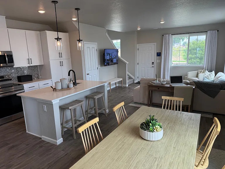 Living/Dining/Upgraded Kitchen