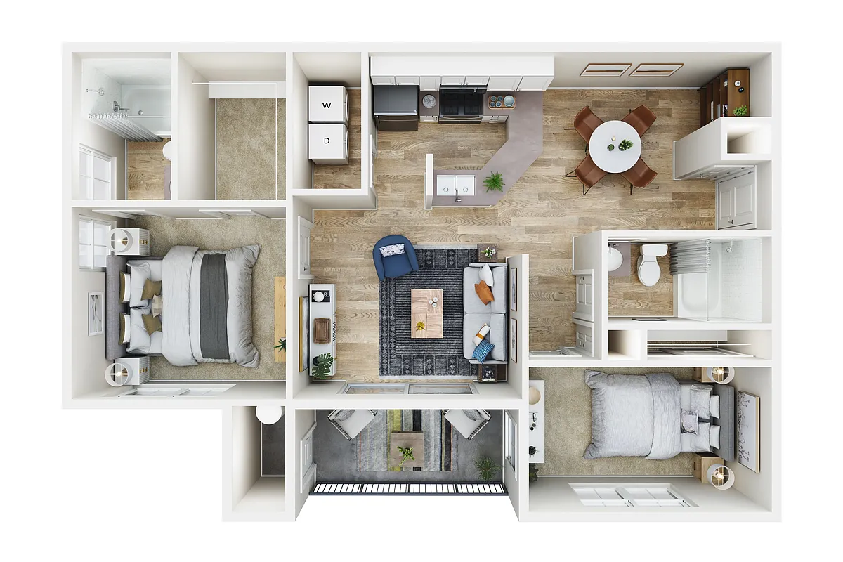 Floor plan 2X2