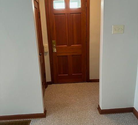 Front foyer with coat closet