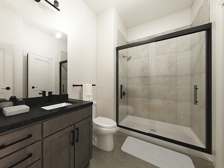 1C Floorplan Upgraded Bathroom Finish View