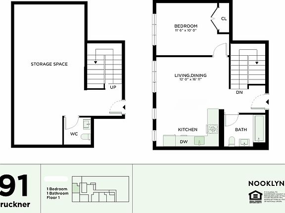 2nd image of 91 Bruckner Blvd #122