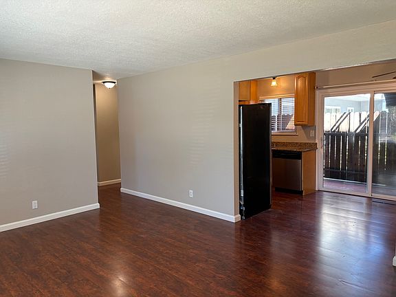 Living room, kitchen, hallway