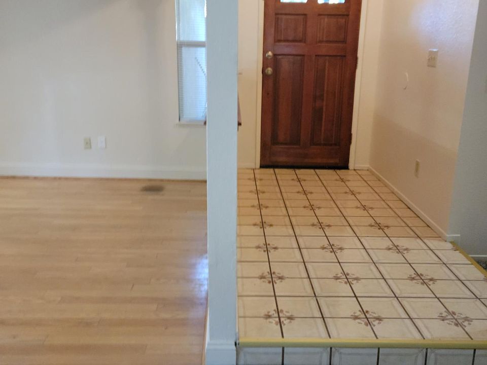 Entry and dining area.