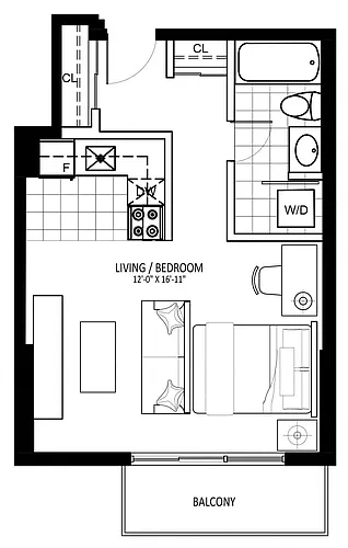 Floor plan 1580 Haro - Plan A