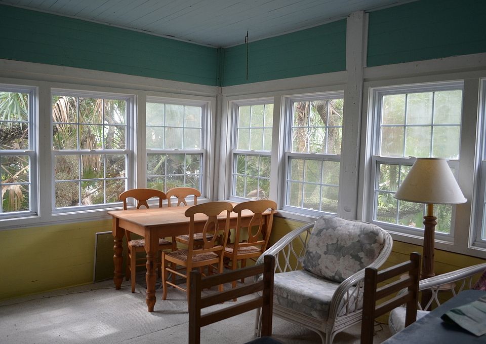 Living/sunroom of cottage
