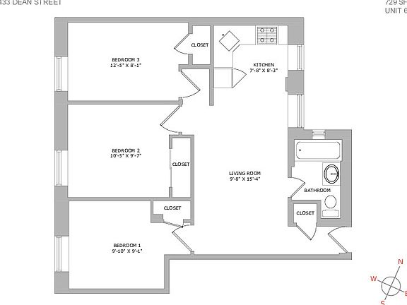 2nd image of 433 Dean St #6