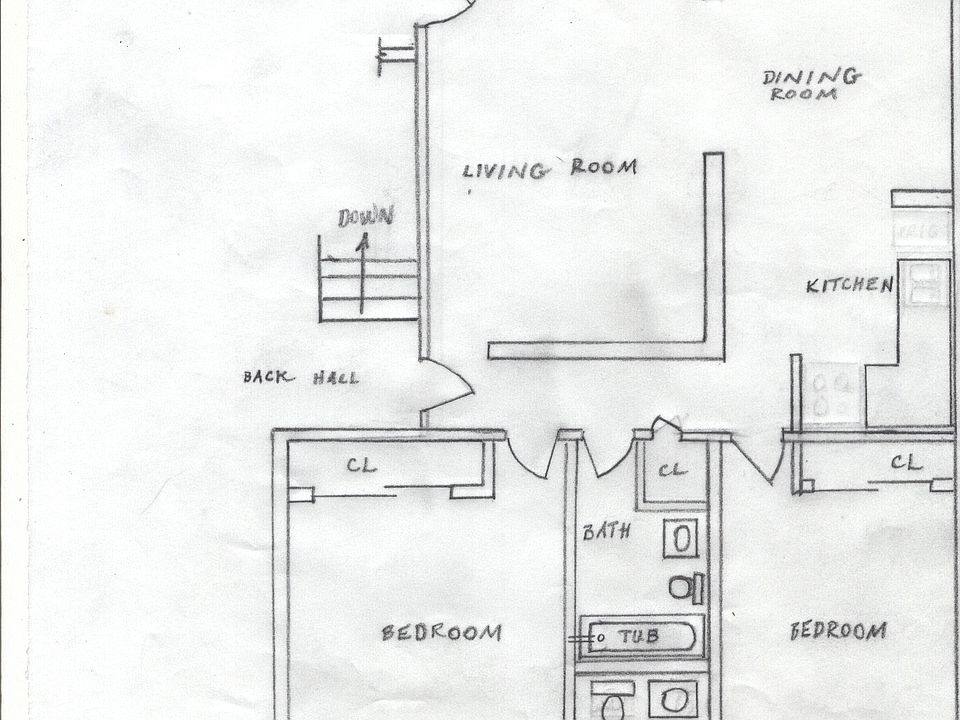 Floor plan approximation.